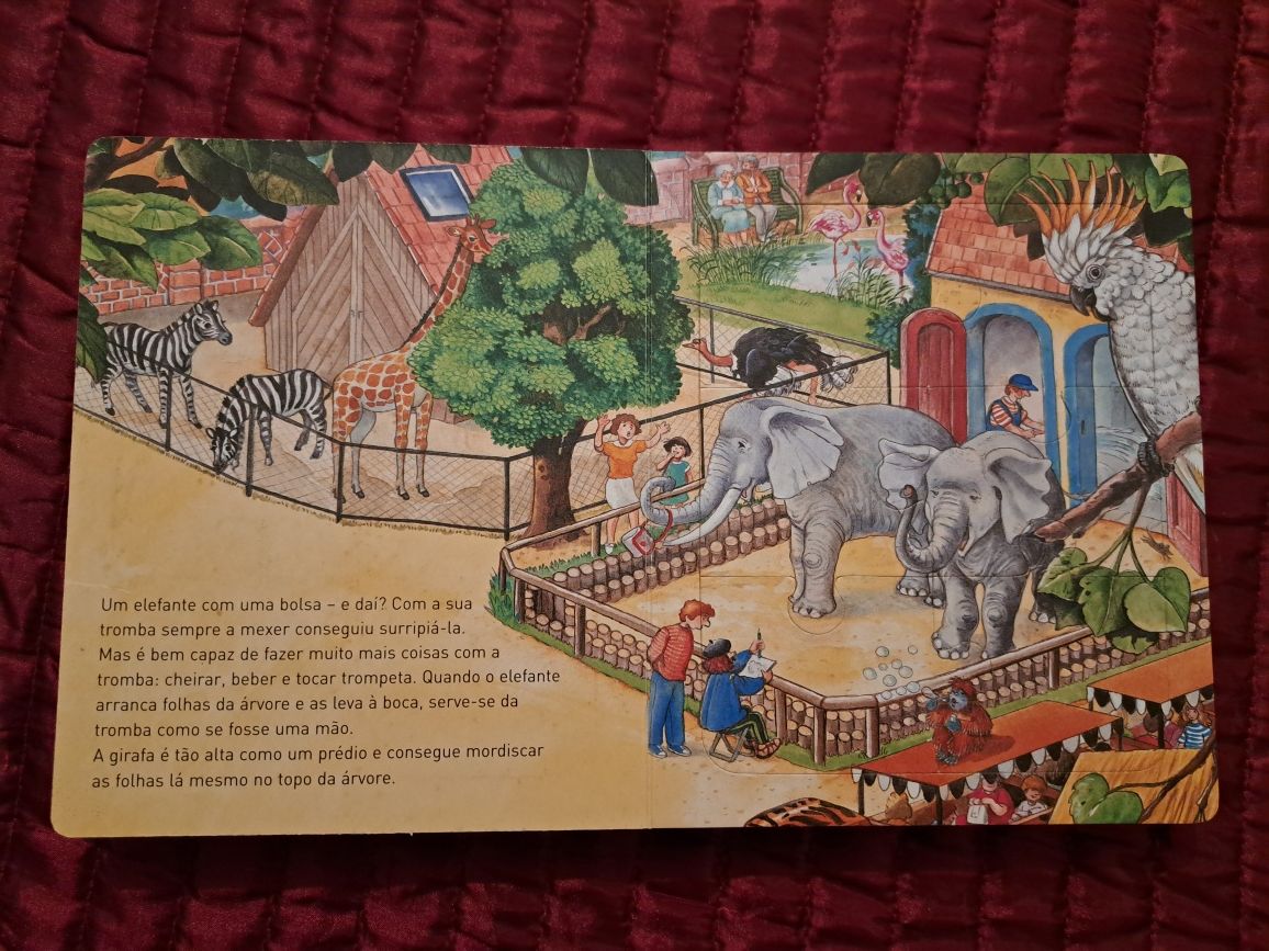 Livro dos puzzles - Os animais do jardim zoológico