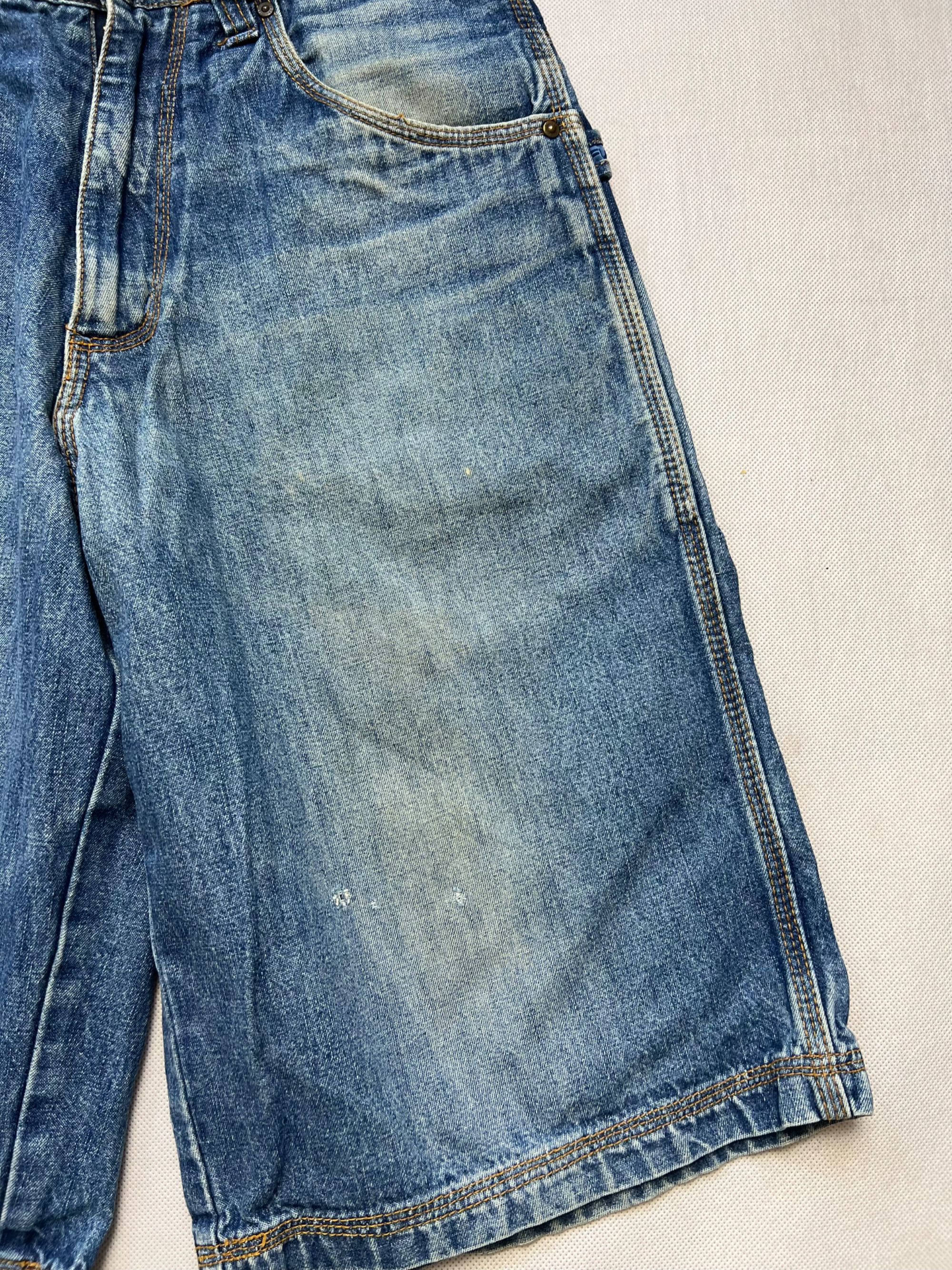 Spodenki Fubu hip hop rap vintage jeans baggy