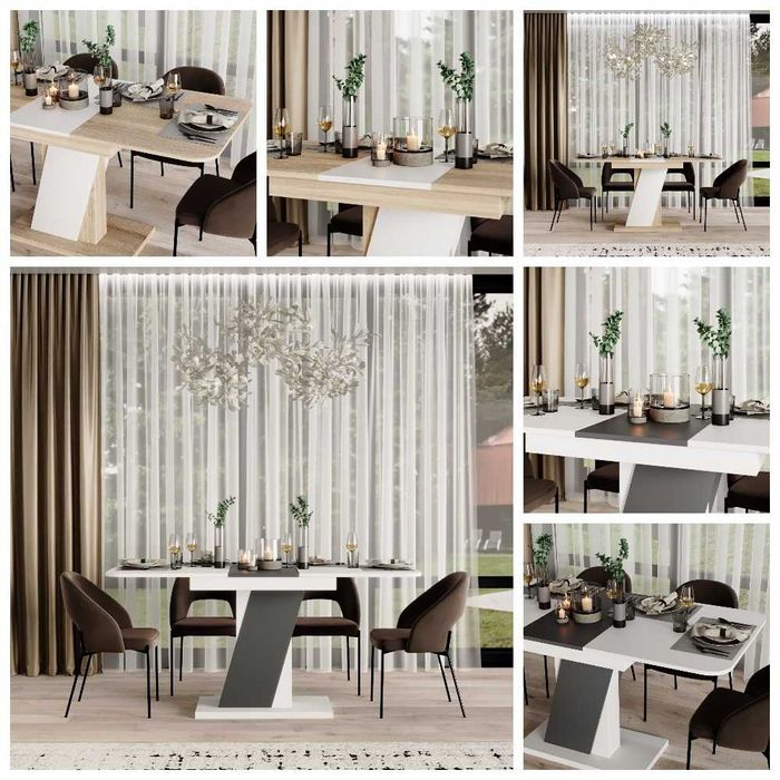 Стіл-трансформер Lendi розмір 180х80х80 і 140х80х80 см СУПЕР ЦІНА