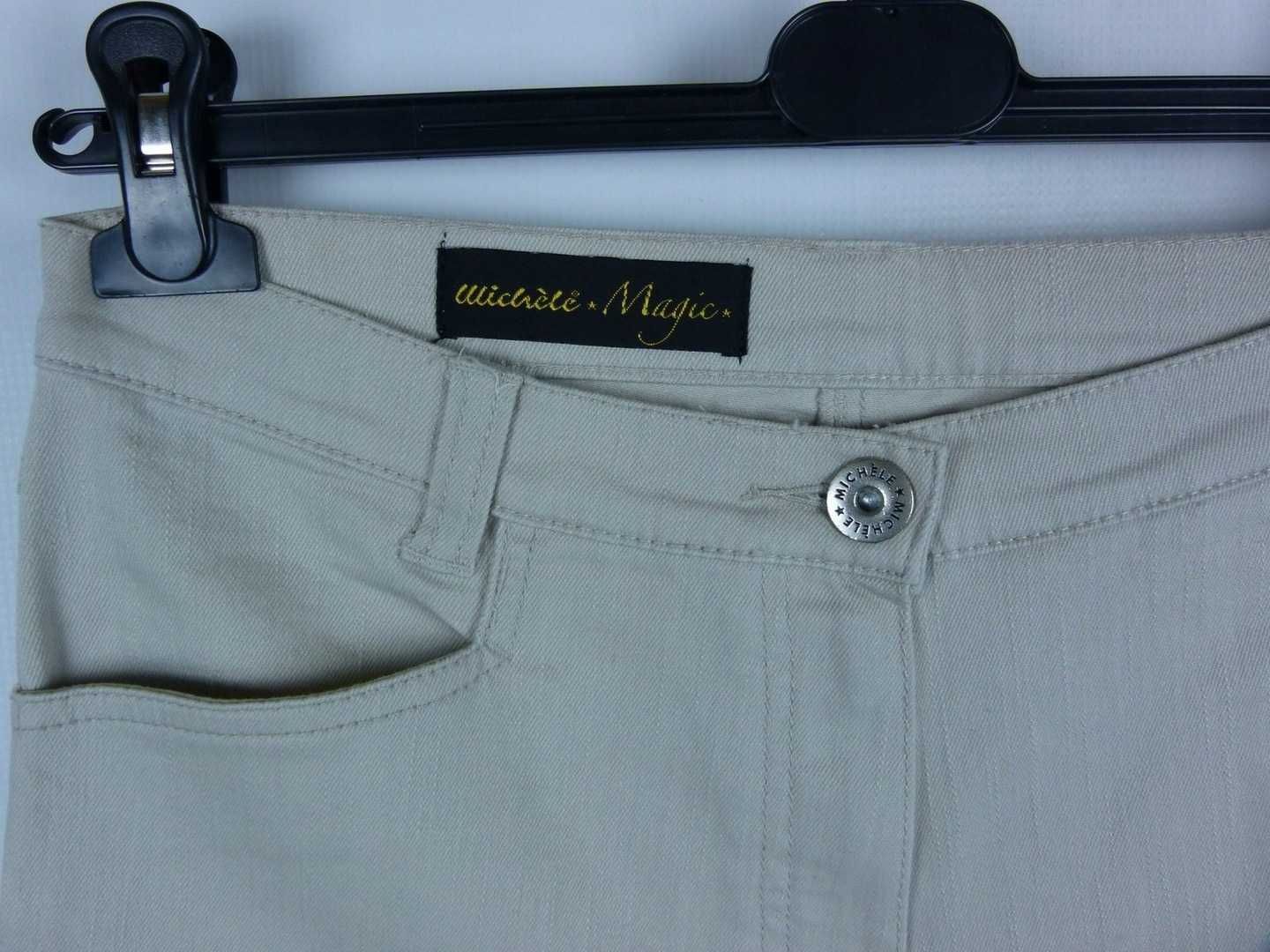 Michele Magic spodnie straight jeans ecru 14 / 40