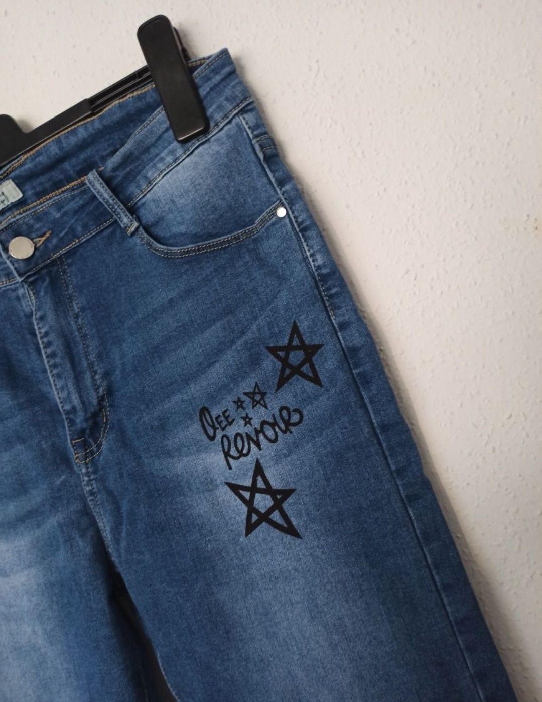 Nowe damskie spodnie Jeans Denim w rozmiarze 44.