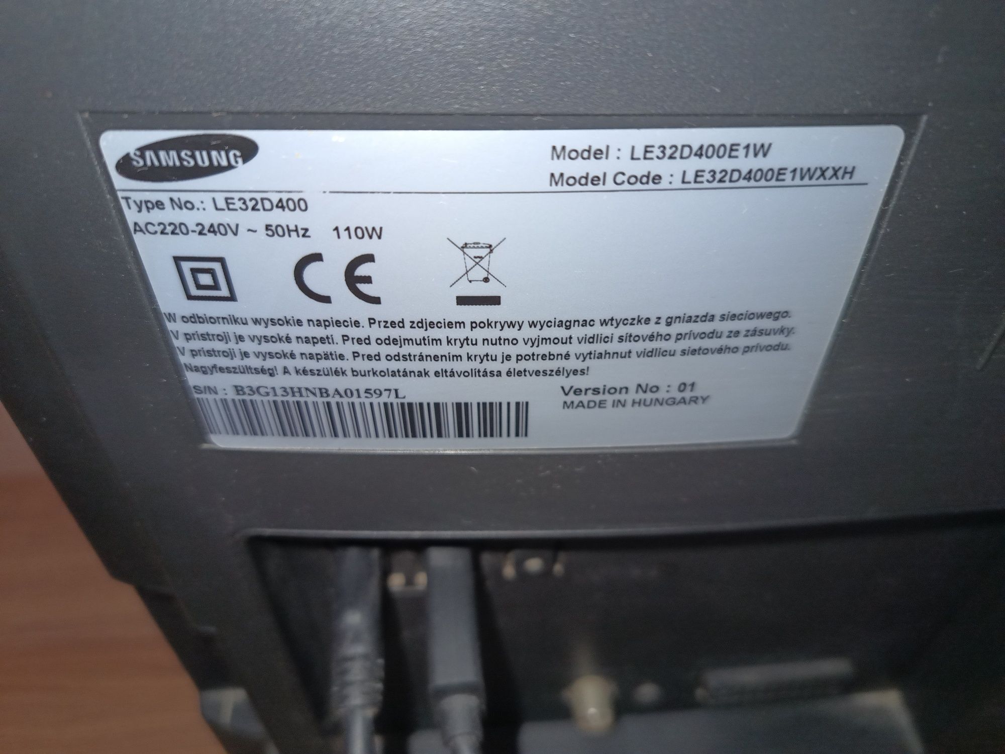Telewizor Samsung 32 cale  +dekoder