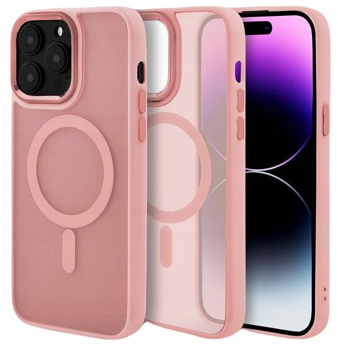 Matowe Etui Do Iphone 15 Pro Max Magsafe Obudowa
