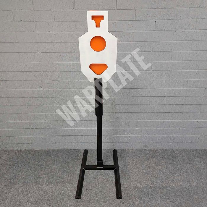 Гонг, Броньована реактивна силуетна мішень для стрільби