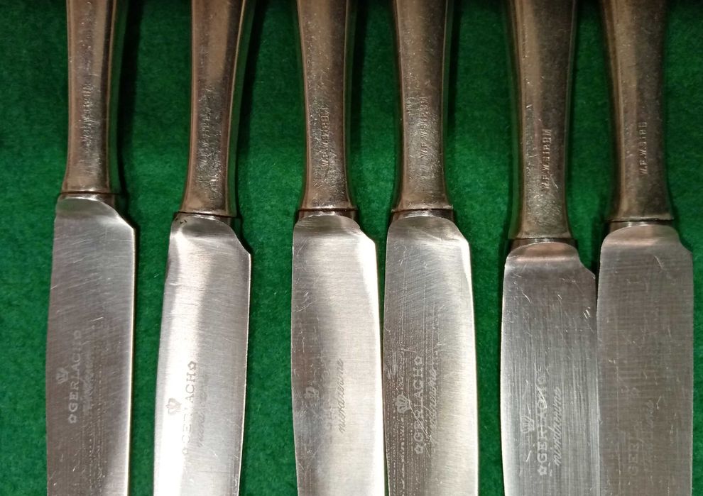 przedwojenne sztućce komplet 24 szt. - plater, WFWSiP