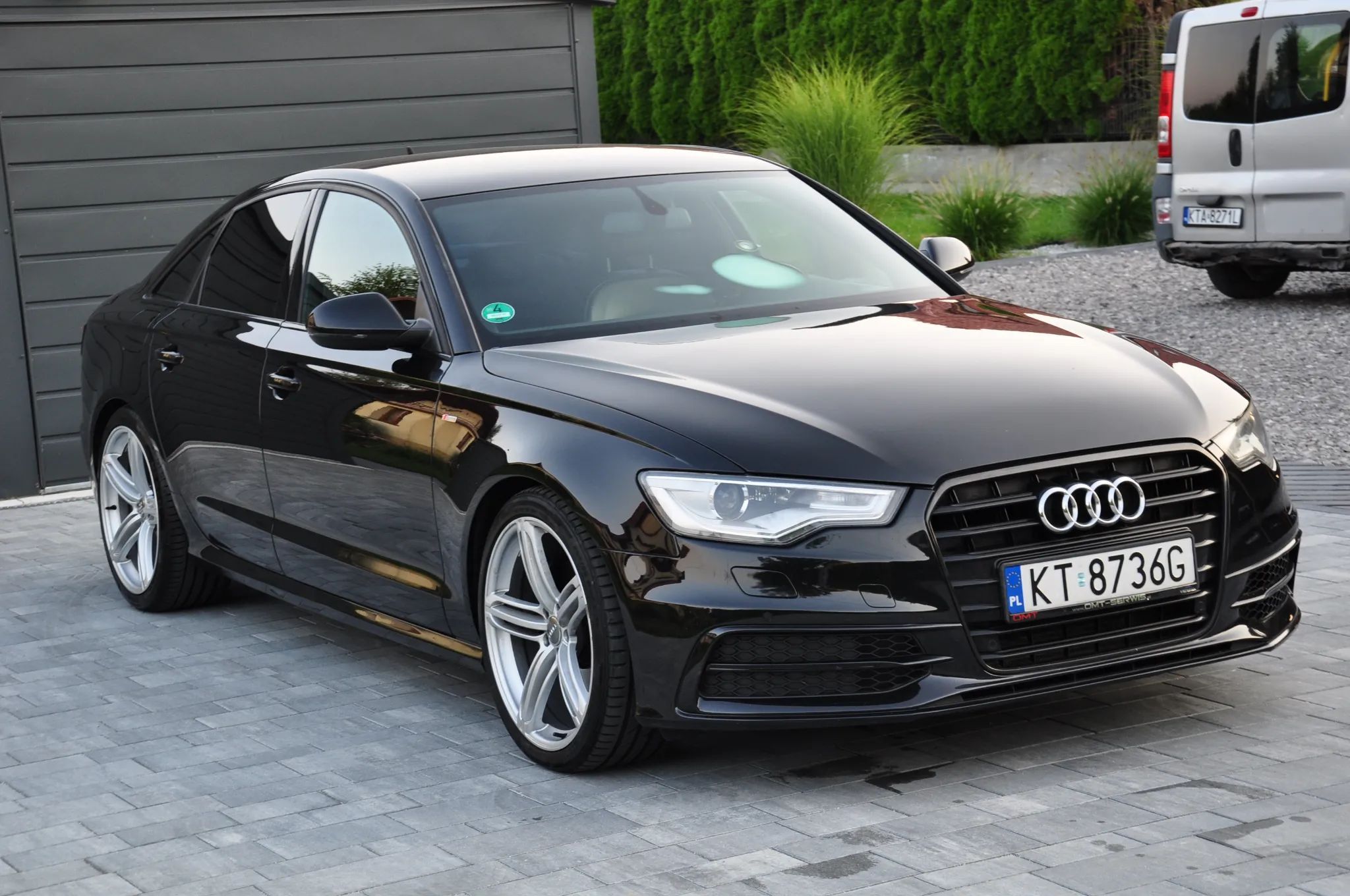 Audi A6 3.0 TDI 3x S-line, sedan, 20 cali, półskory, xenon, nowe opony PRYWATN