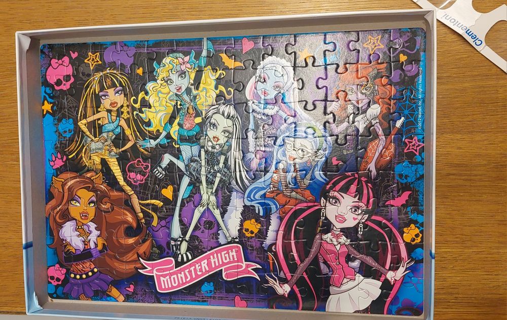 Puzzle Clementoni 104 el. Monster High 3D