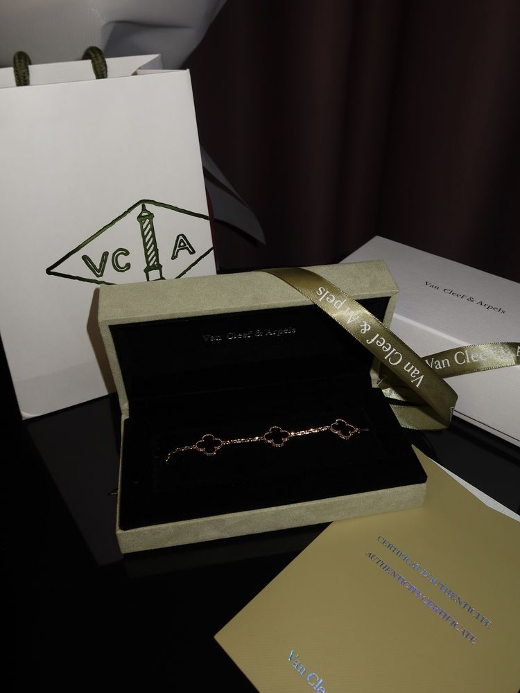 Бласлет Van Cleef 1:1, штучне золото