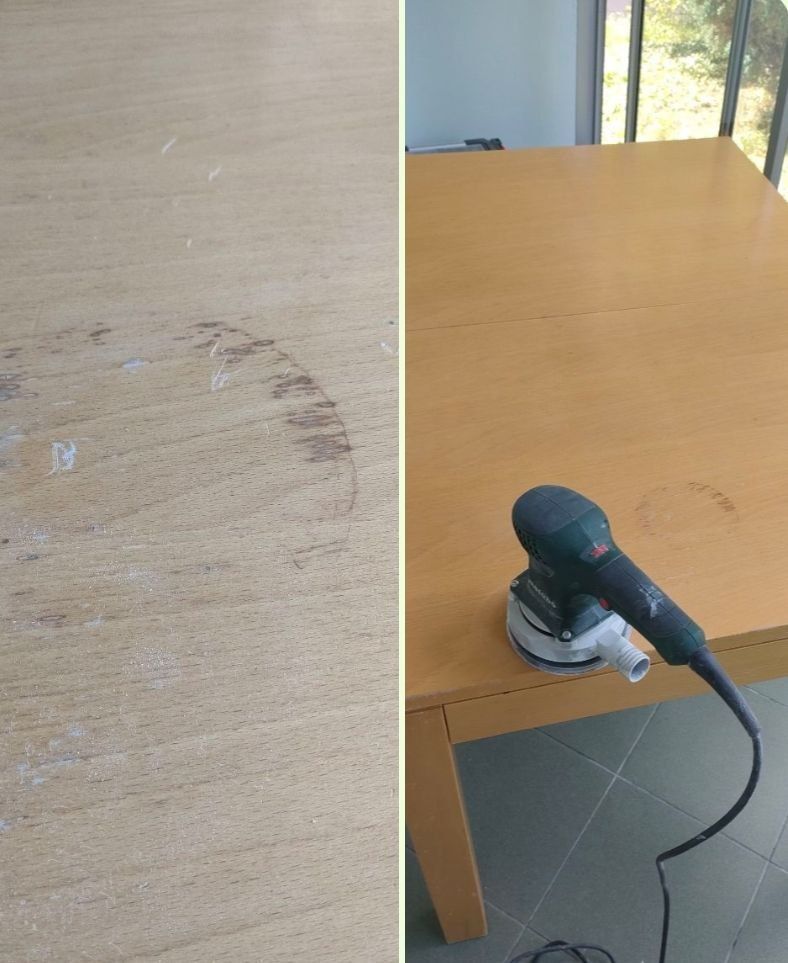 Naprawa I retusz rys, odprysków, ubytków na mebli, ceramike, płytkach