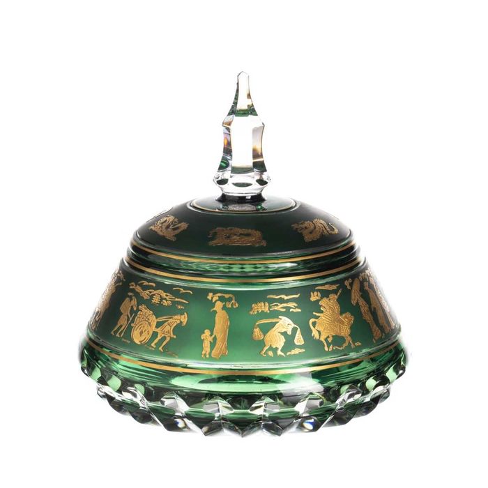 Bomboneira em Cristal "Val Saint Lambert"