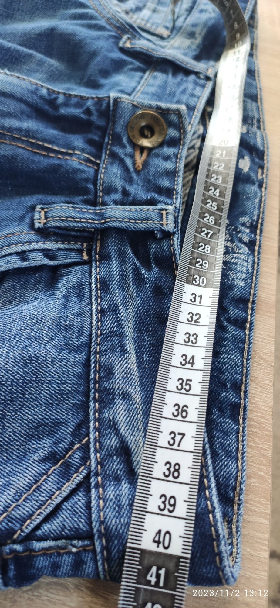 Spodnie jeansowe TOM TAILOR 31/32 proste/straight