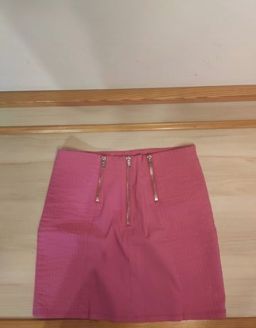 Różowa spódnica mini H&M