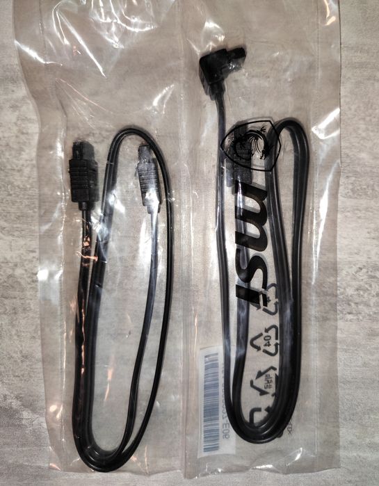 Кабель USB, SATA, заглушка на корпус PCI-e, коннектори RJ45