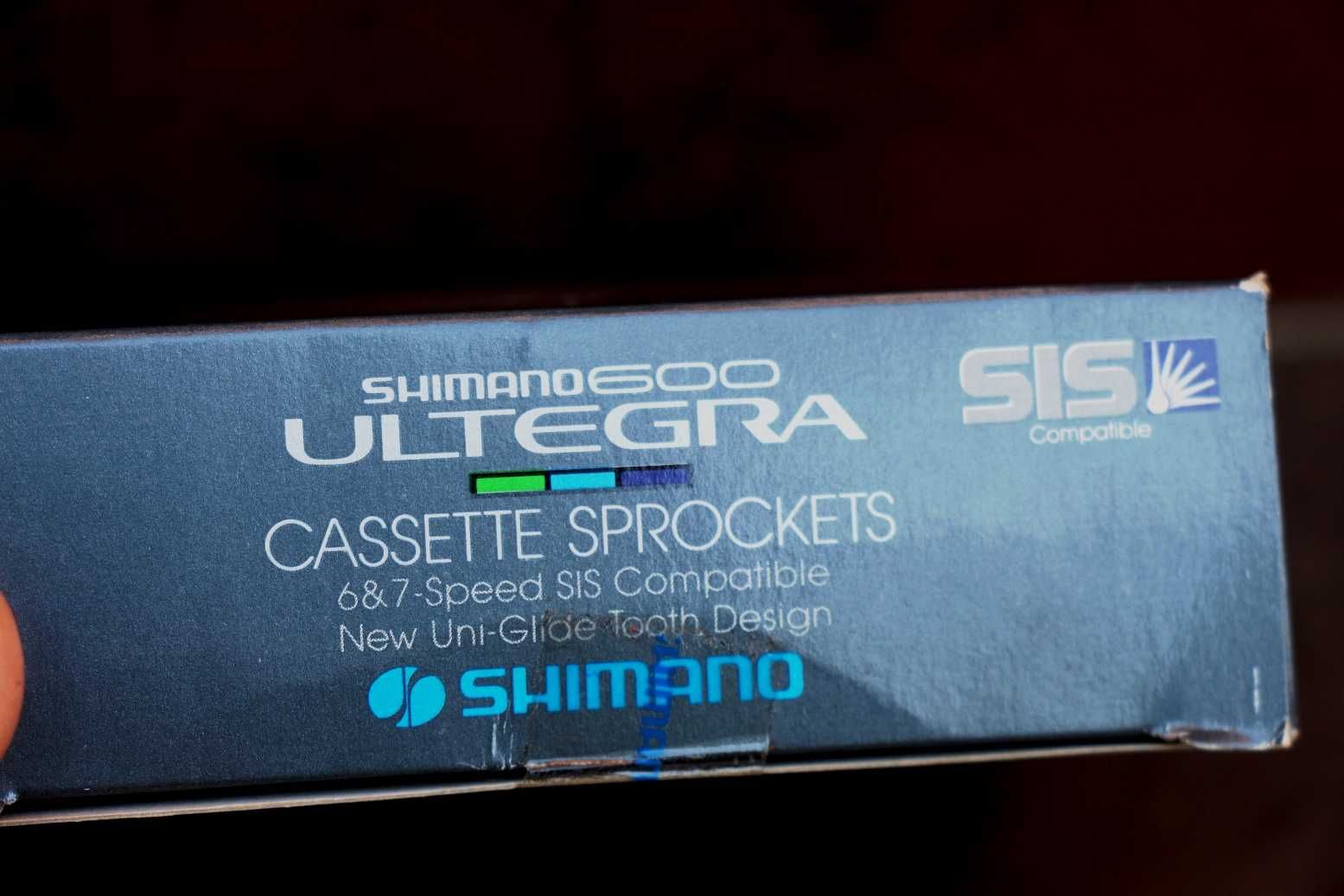 Shimano 600 Ultegra tricolor kaseta 7s UG 12/21 szosa nowa !!!