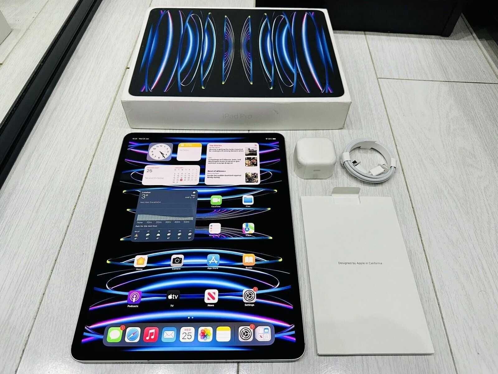 iPad Pro 12.9 6th 2022 M2 256GB Wi-Fi + LTE Silver (MP613) Гарантія