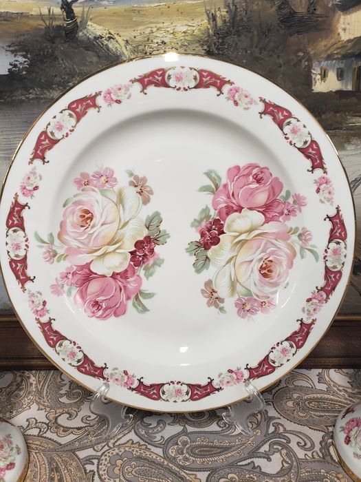 pratão +2 castiçais porcelana