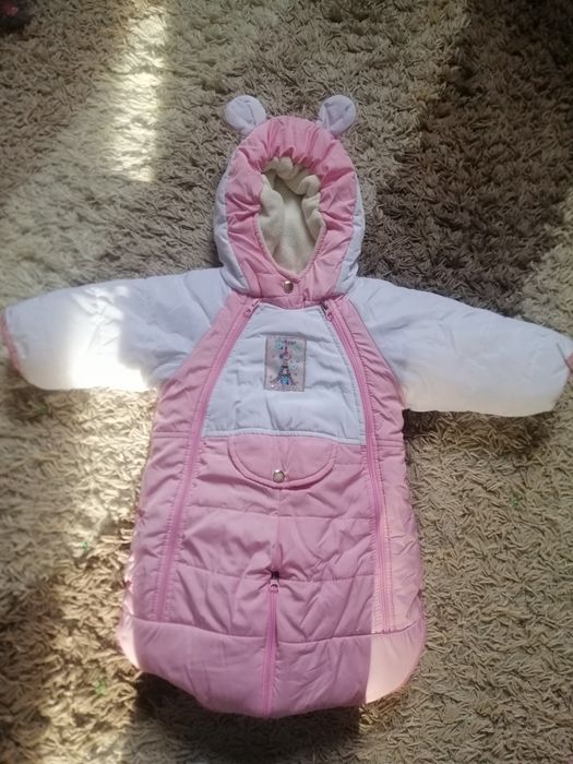 Детский тёплый красивый комбинезон