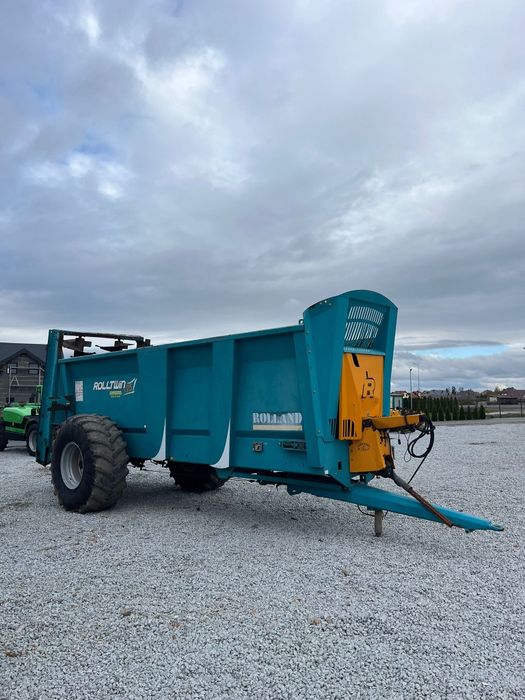 Rozrzutnik Obornika Wapna Rolland Rolltwin 2013r gilotyna Idealny