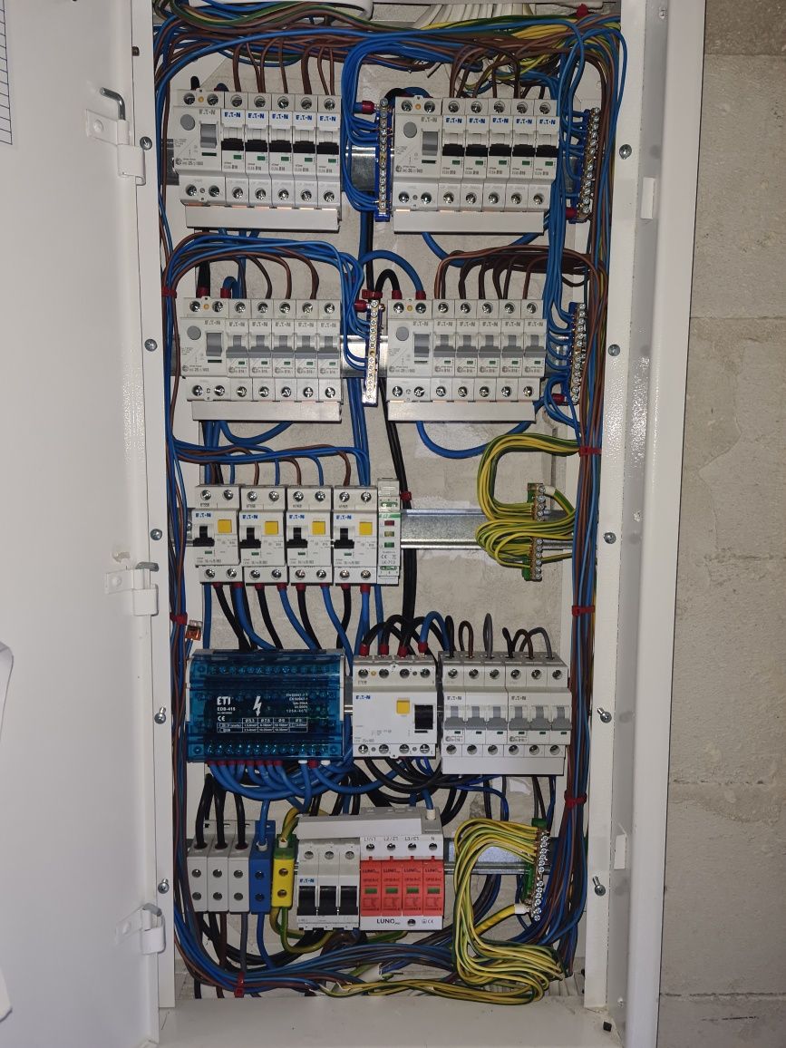Instalacje elektryczne,  pomiary elektryczne, kompensacja mocy biernej