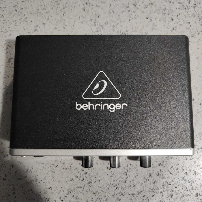 Microfone Behringer BA 85A + Inferface Behringer UMC22 + Suporte