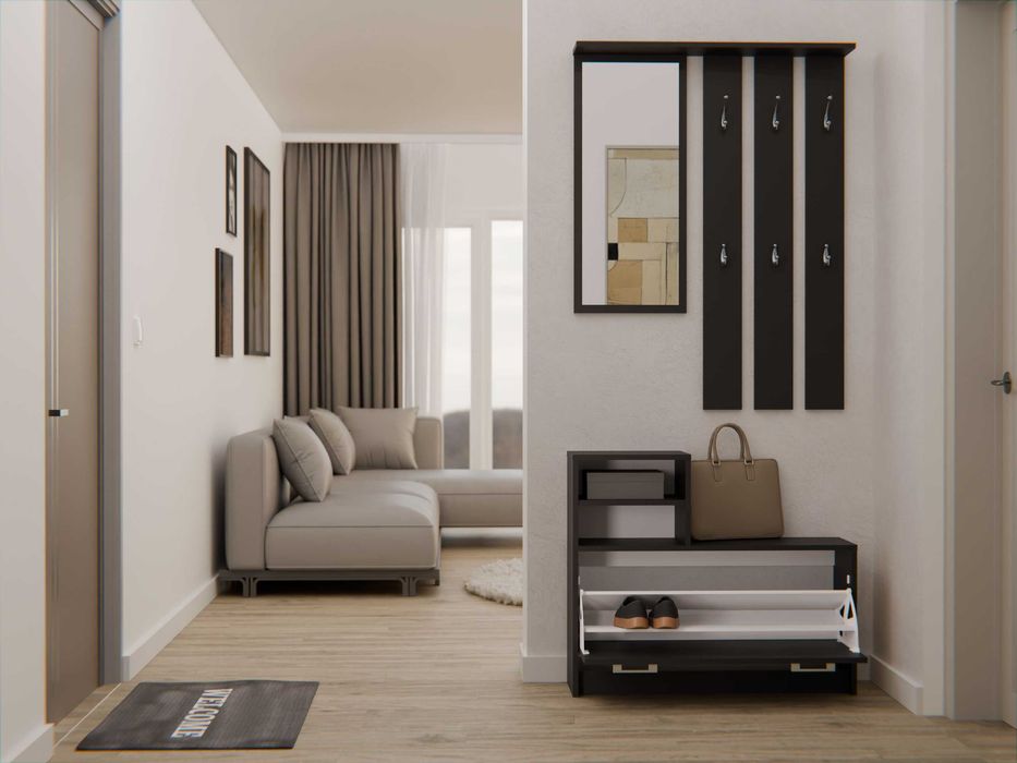 Garderoba Wieszak Lustro VERA szafka na buty RÓŻNE KOLORY