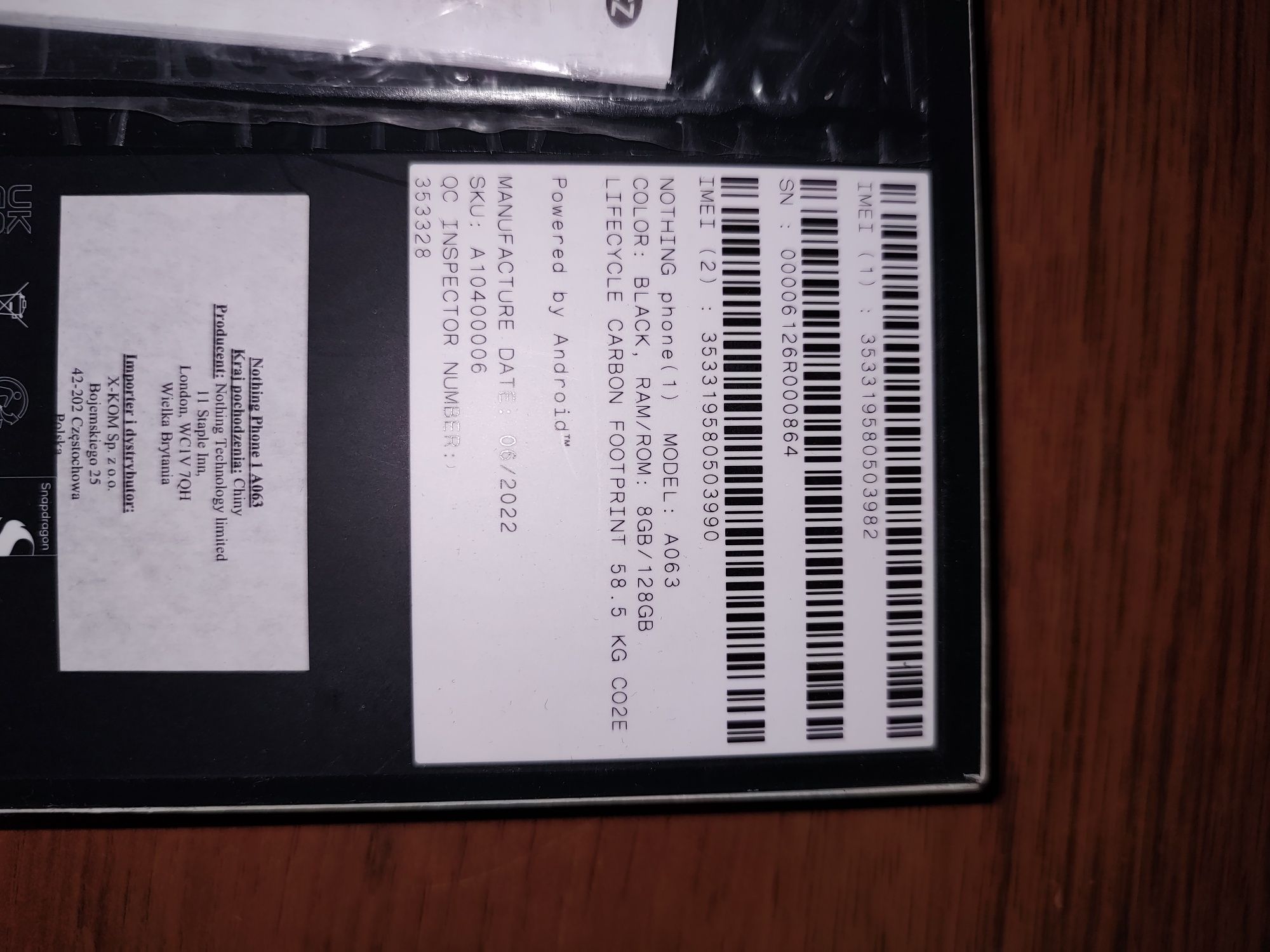 Telefon Nothing Phone