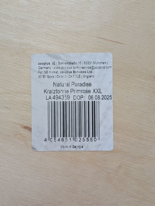 Natural Paradise Primrose Drapak Wieża dla kota XXL Szara NAJWIĘKSZA U