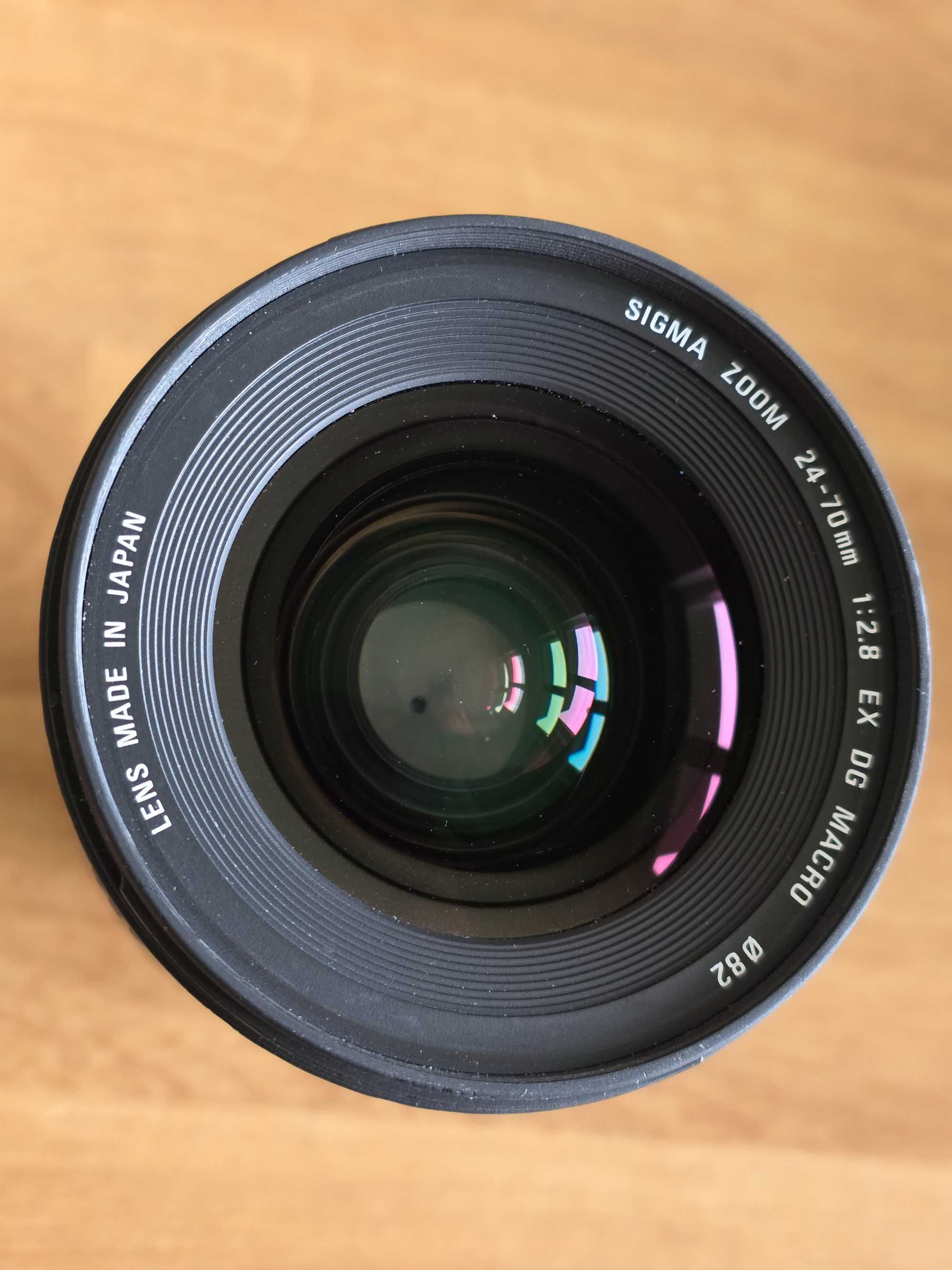 Obiektyw Sigma 24-70mm F2.8 EX DG Macro Nikon bdb pełna klatka FF