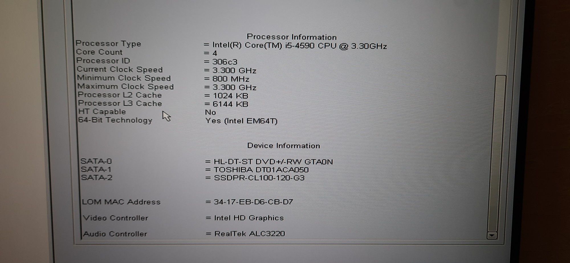Komputer Dell plus monitor