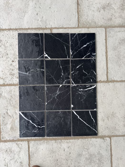 Płytki ceramiczna 20*20 gresowa czarne i białe