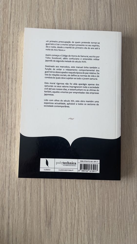 O Código de Honra do Samurai - Taira Shigesuke