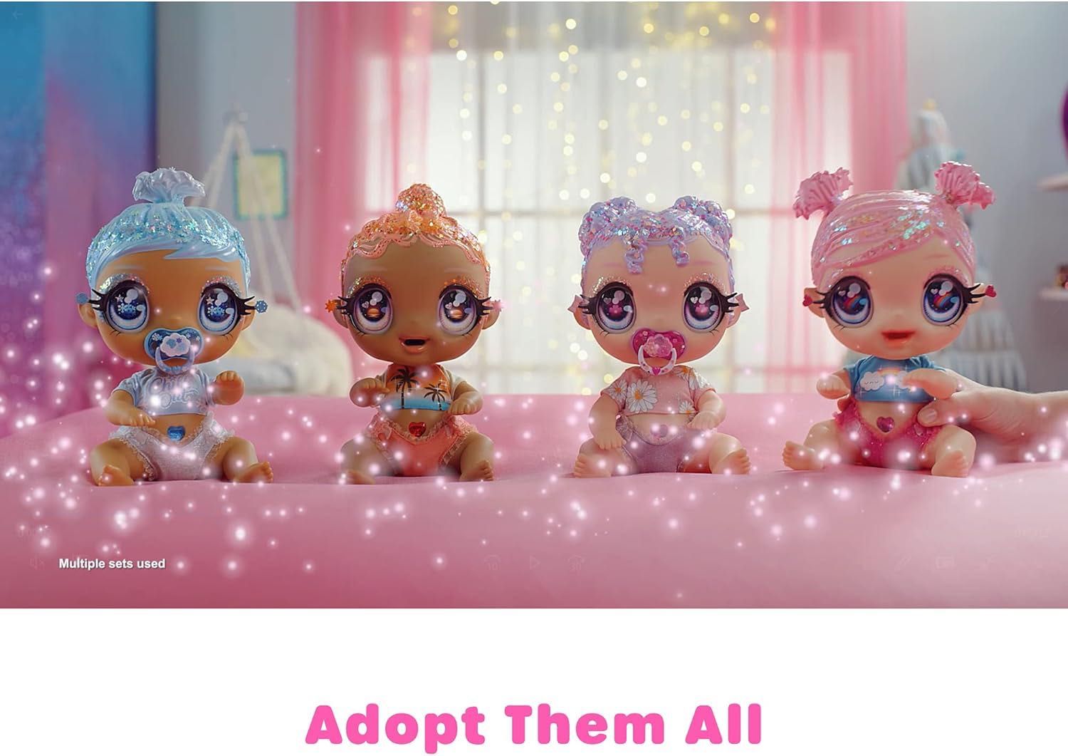 Кукла Глитер Бейбиз  Пупс Лила Вайлдбум меняет цвет Glitter Babyz Lila