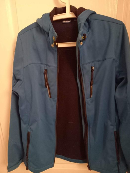 Kurtka softshell niebieska