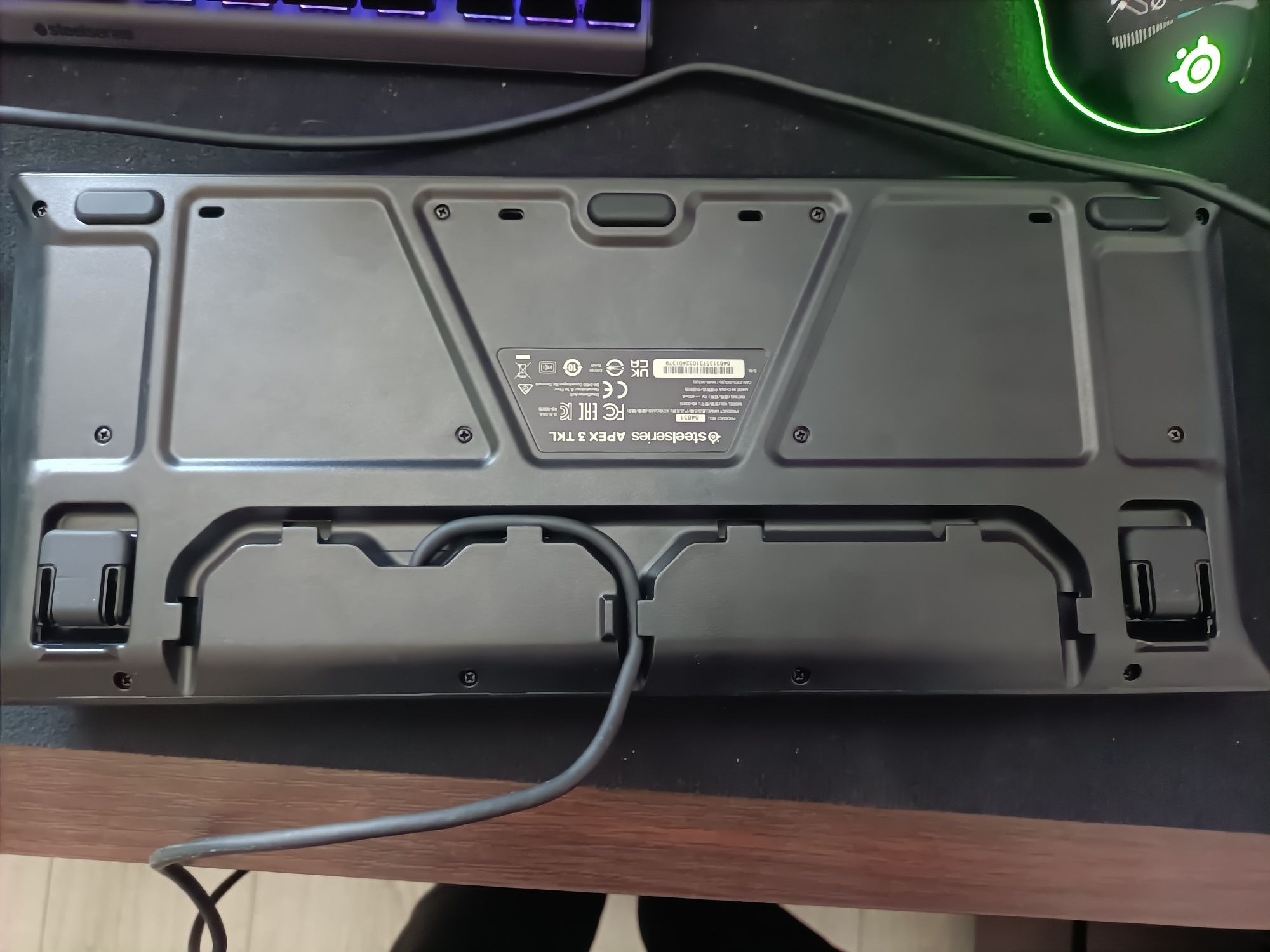 Klawiatura gamingowy steelseries Apex 3 tkl czarna