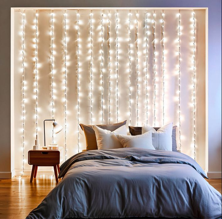 Новорічна гірлянда штора 3х3 м Led