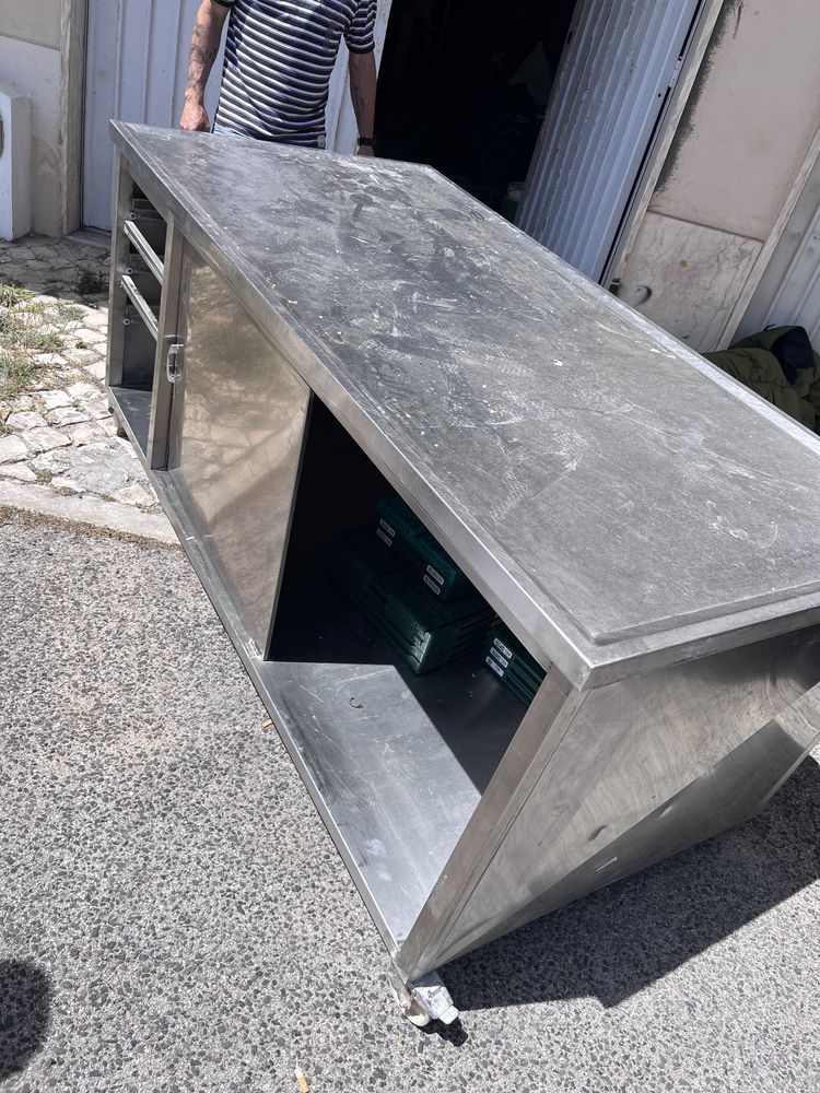 Bancada inox padaria