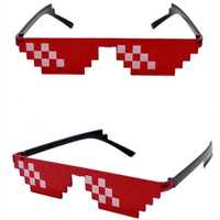 OKULARY PIXEL Prank 8 Bit Thug Life Deal With It Minecraft