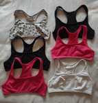 Lote 6 Tops/Soutiens Adolescente, XXS