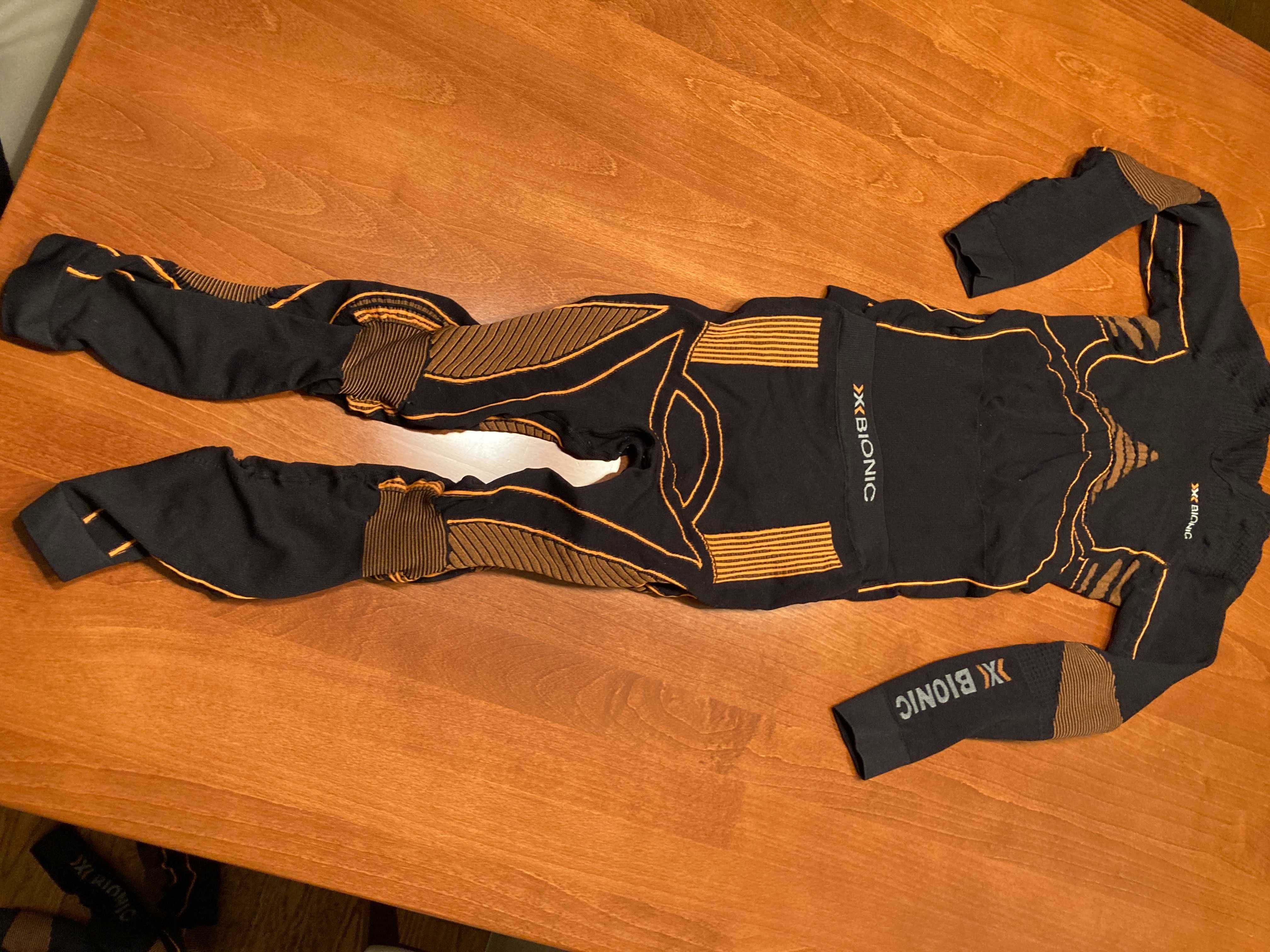 X Bionic bielizna termoaktywna koszulka spodnie 10-11 lat
