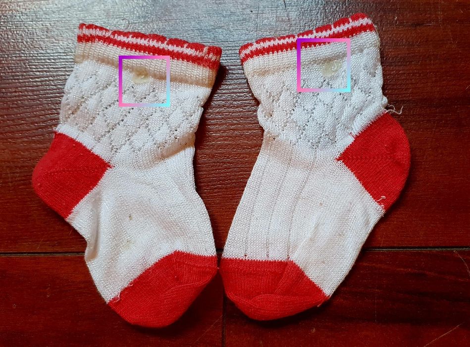 9 pares de meias unisexo Tam. 19-21