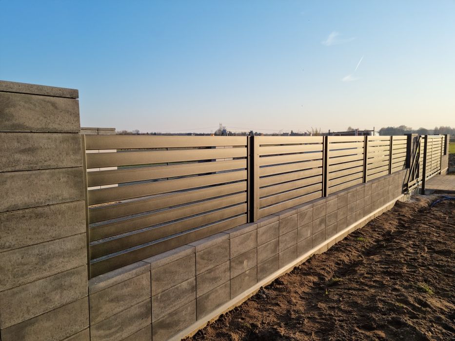 Ogrodzenie Brama Przęsła Furtka Pustak Gładki Łupane Joniec Płot