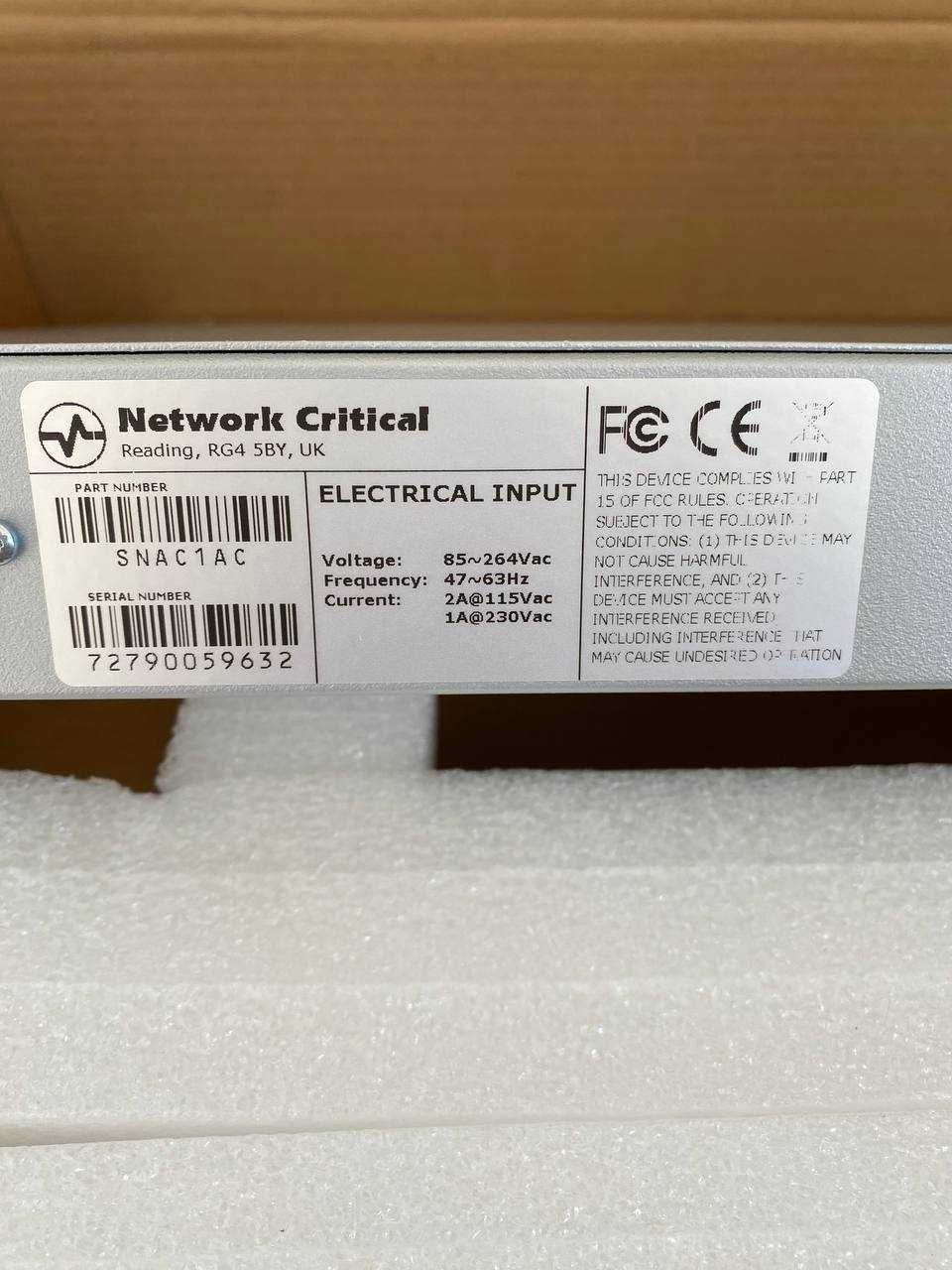 Модульний Комутатор- шасі Network Critical SmartNA