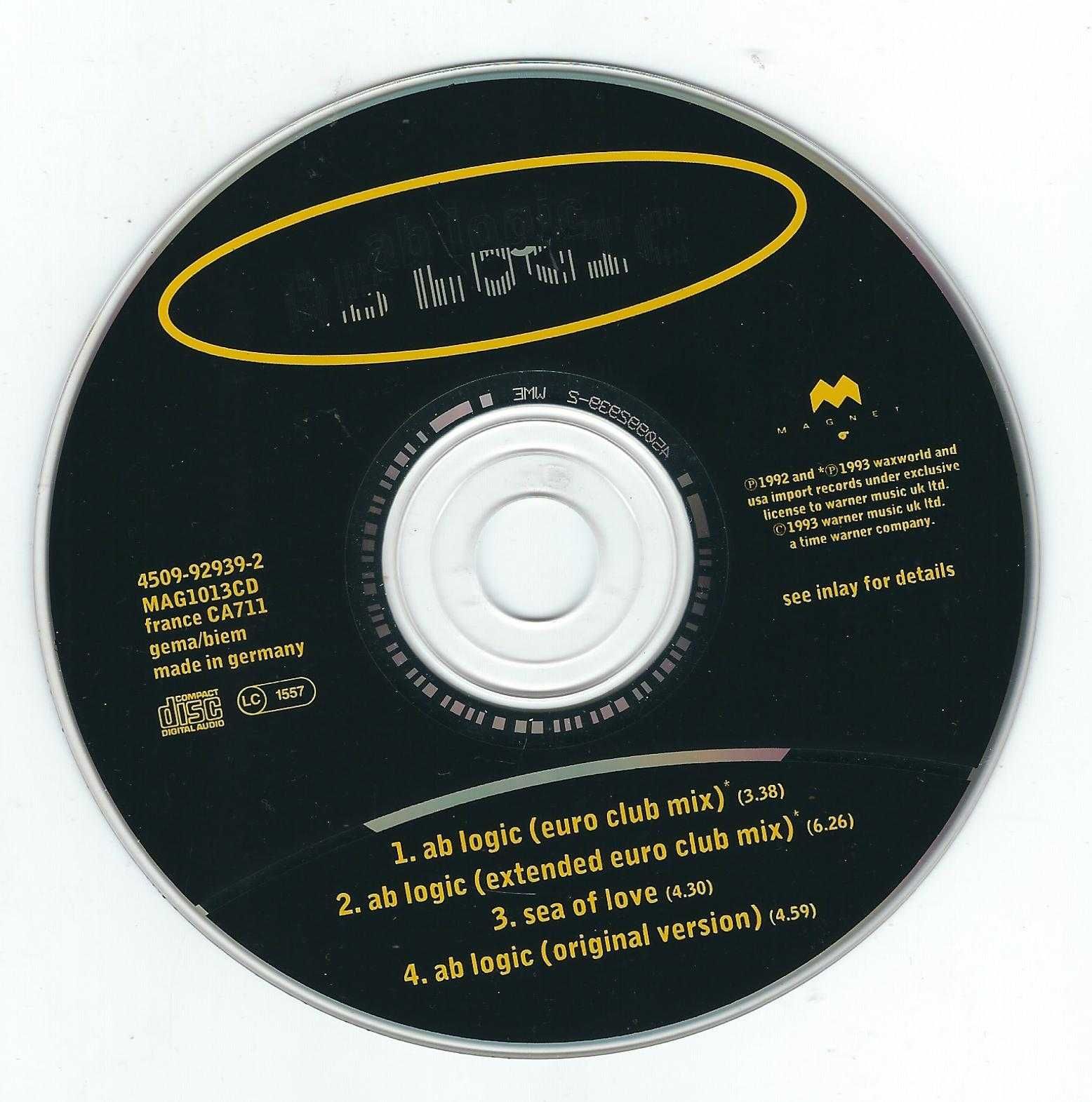 Maxi CD AB Logic - AB Logic (1993) (Magnet)