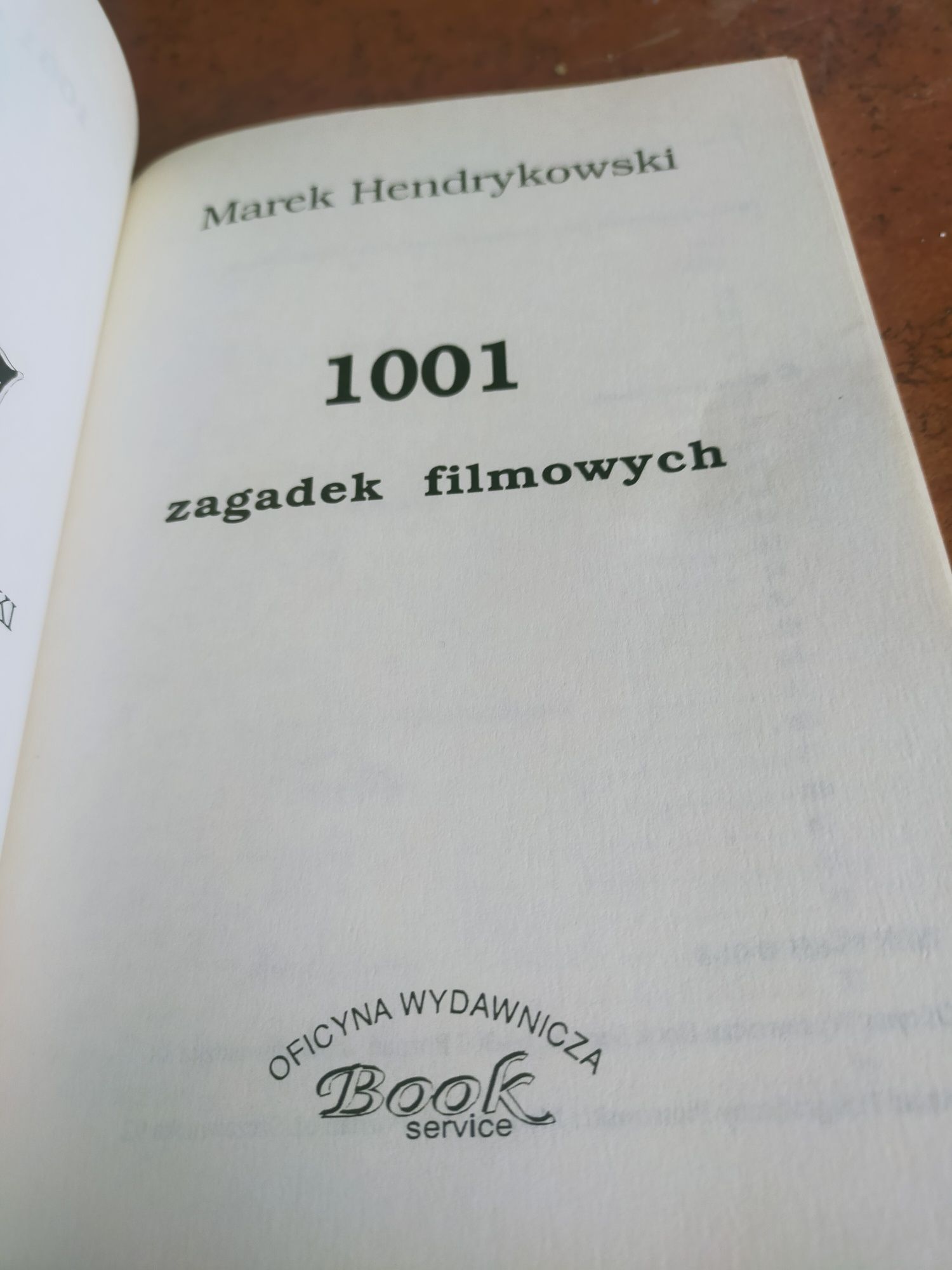 1001 zagadek filmowych. Marek Hendeykowski