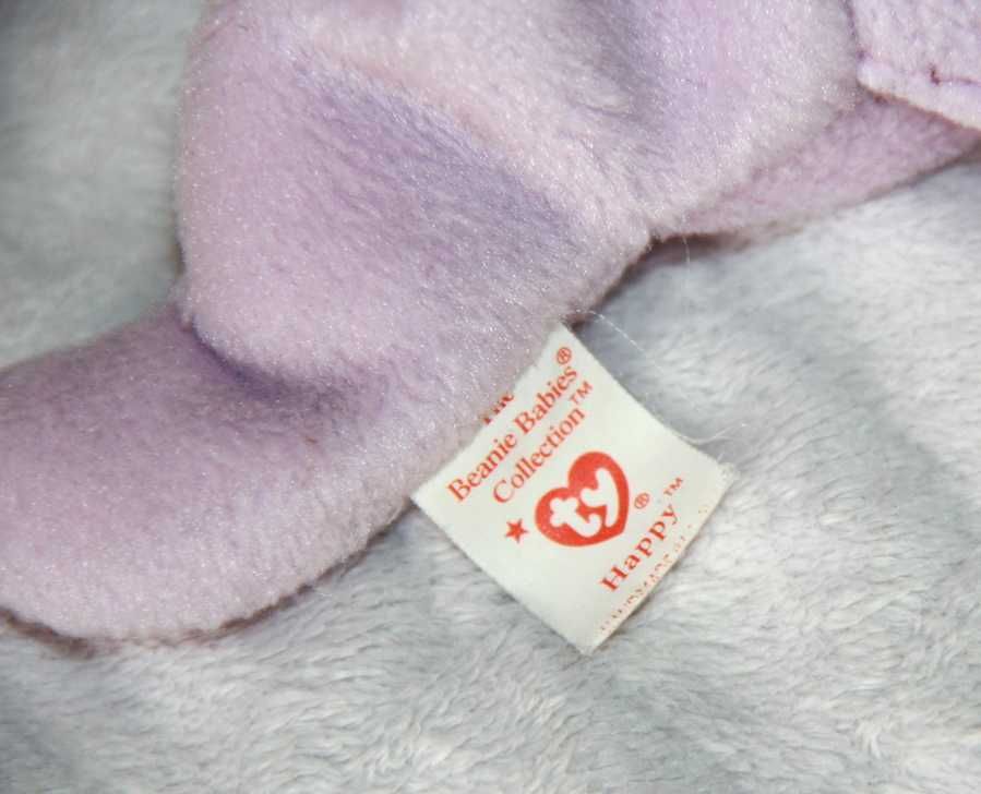 Ty Beanie babies baby Happy Hippo Hipopotam Hipcio bear Miś 1993