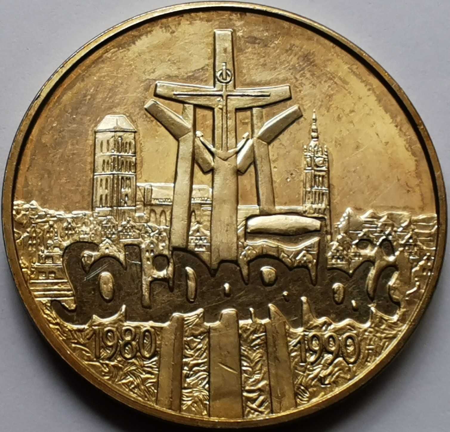 Moneta - PRL - 100 000 zł. SOLIDARNOŚĆ 1990r. S3-PL