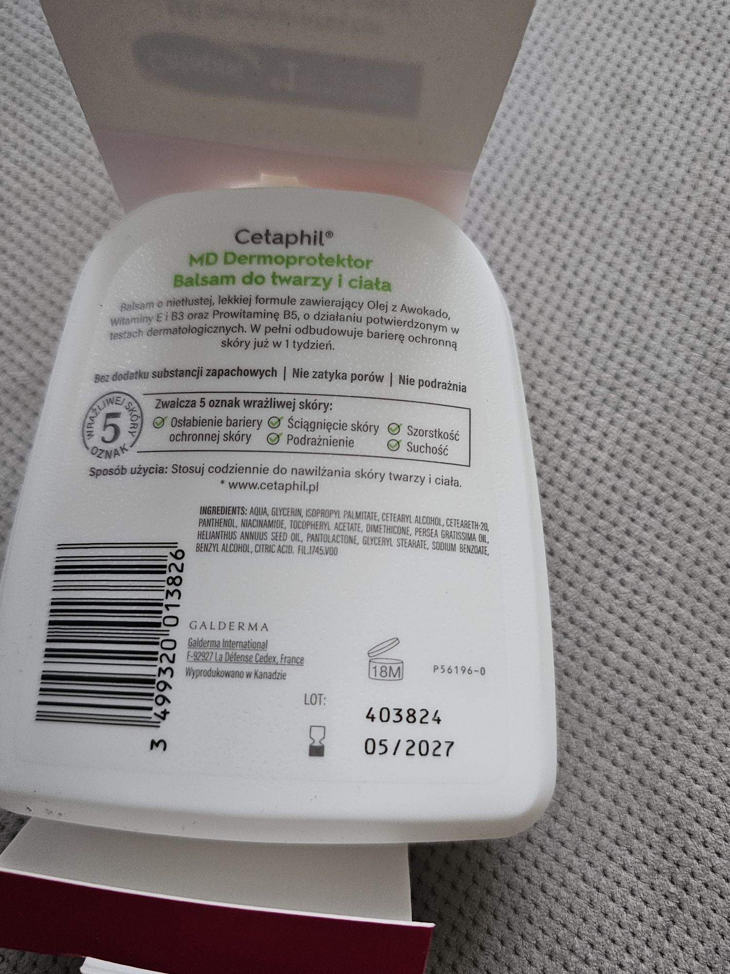 Cetaphil MD Dermoprotektor Balsam nawilżający do twarzy i ciała, 236ml
