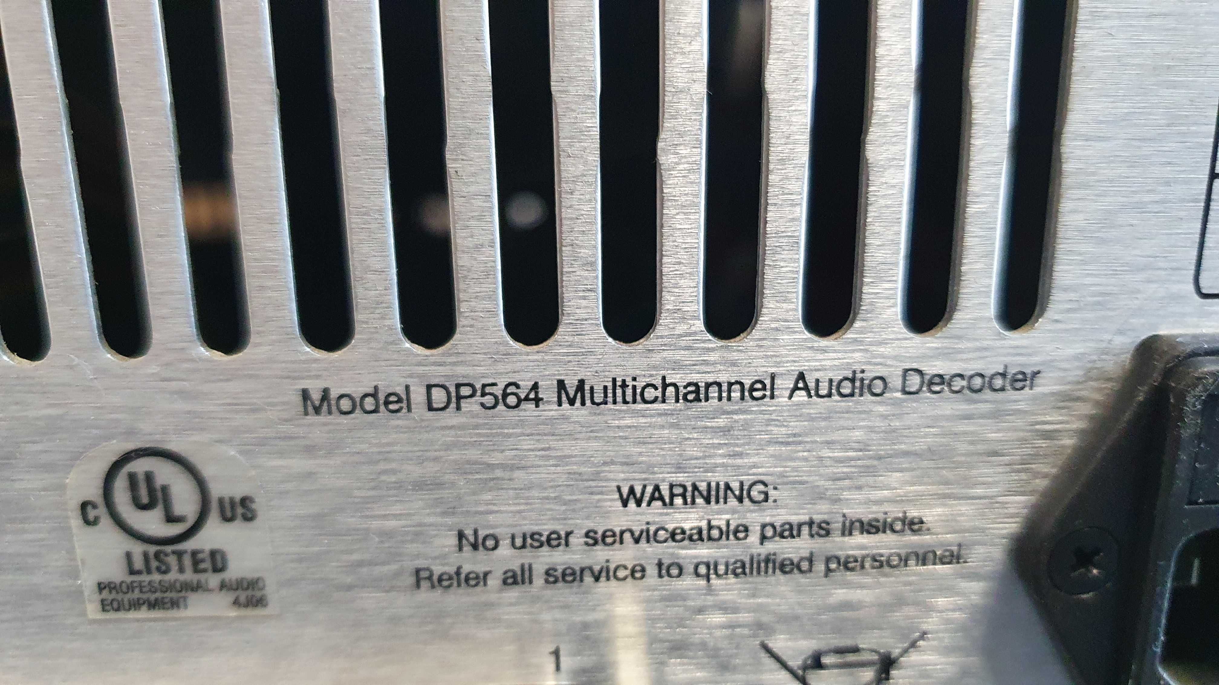 Dolby Digital Model DP564 Multichannel Audio Decoder