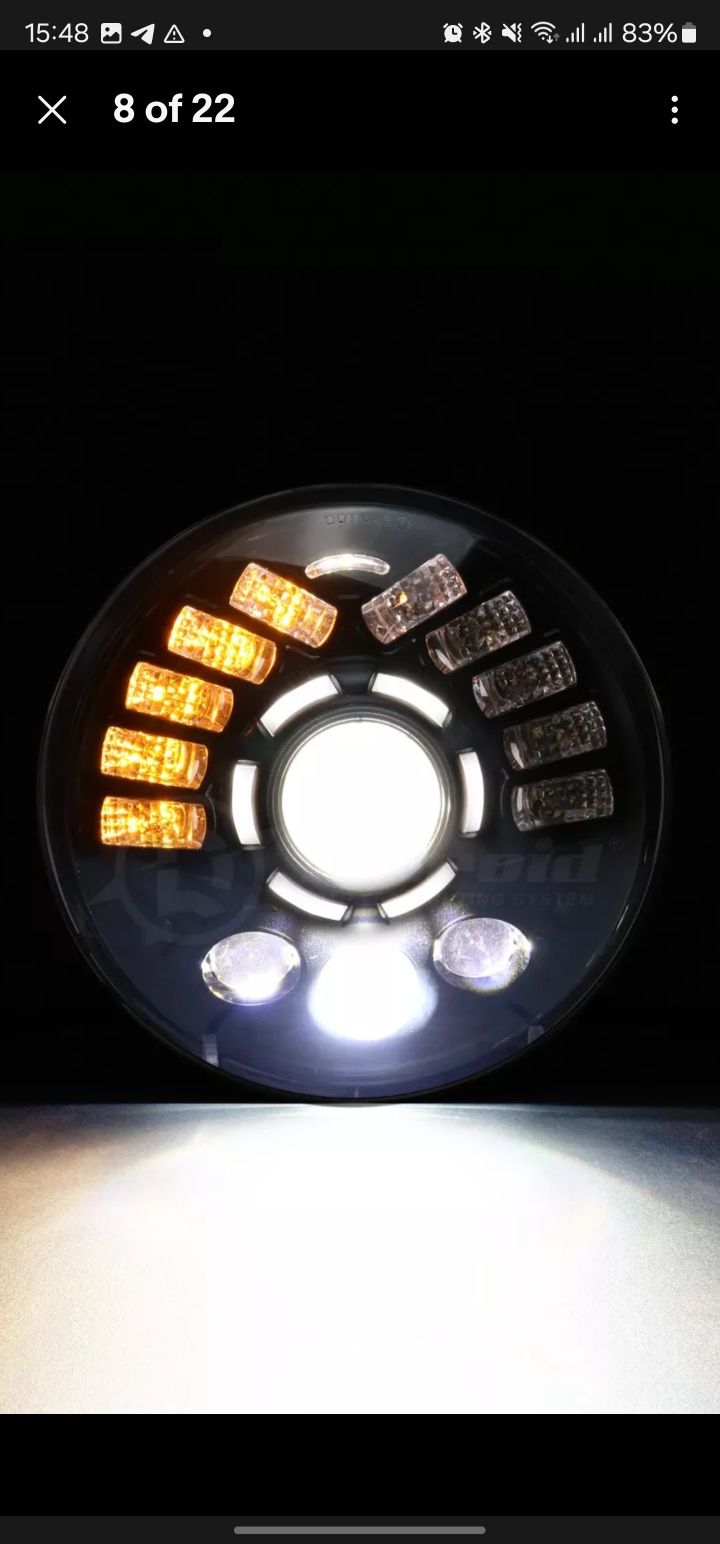 7ми-дюймова 150W LED фара з денними ходовими вогнями