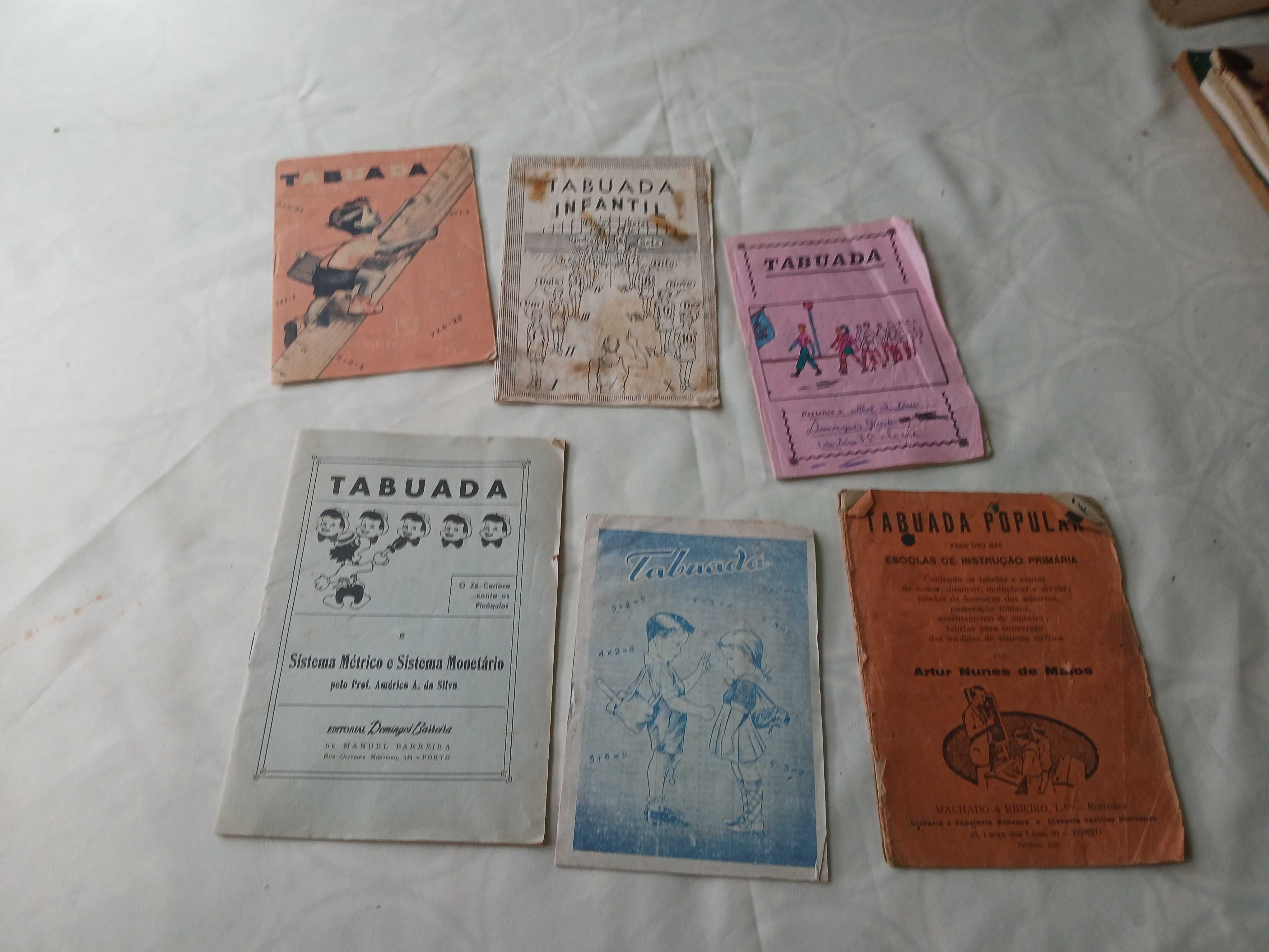 escola antiga- cadernos antigos e raros +tabuadas antigas e raras